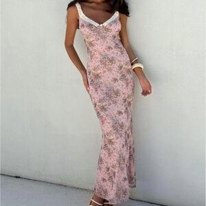 NWT Tiger Mist Pink Amaran Dress Size M